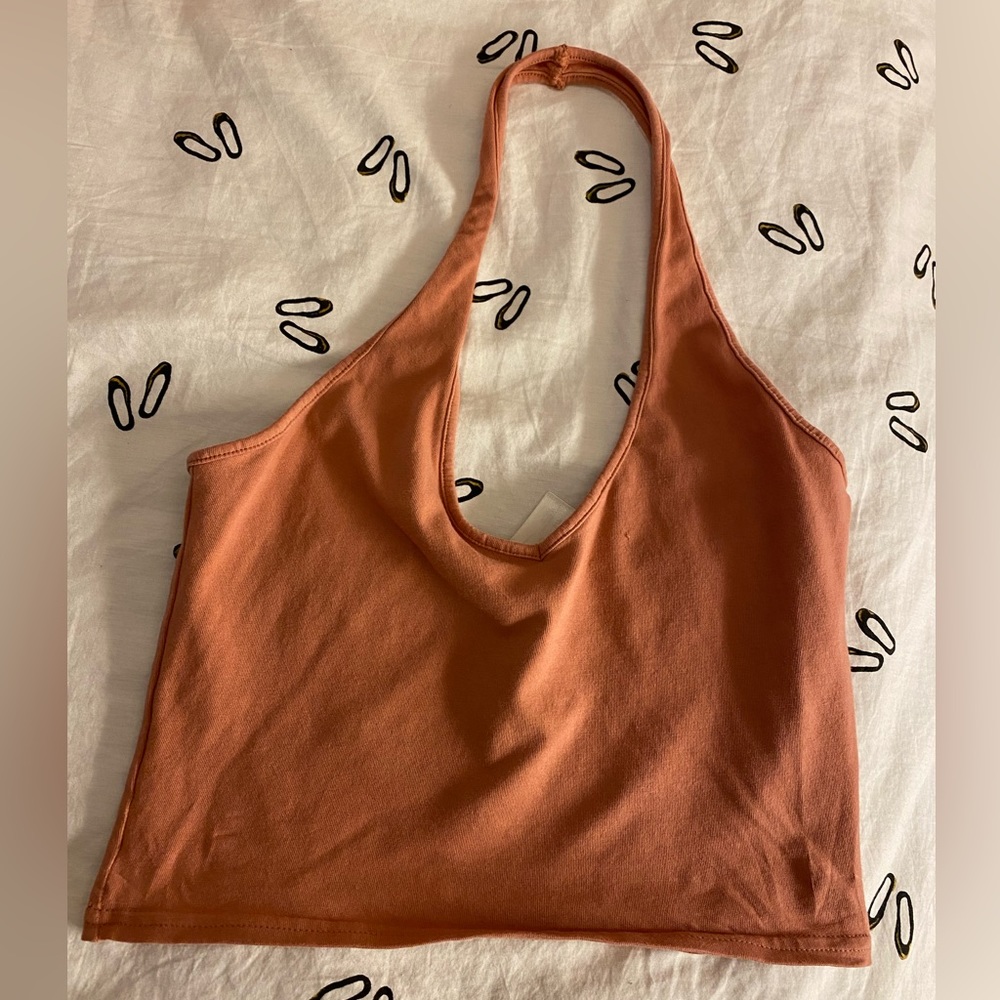 Express Halter Crop Top